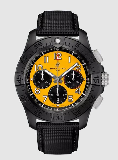 Review 2023 Breitling Avenger B01 Chronograph 44 Night Mission Replica Watch SB0147101I1X2